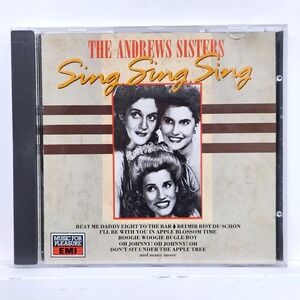 Andrews Sisters Sing Sing Sing CD EMI Music For Pleasure CD-MFP 6044 Mono 1987